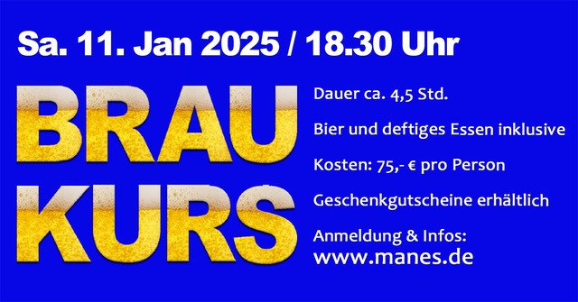 Braukurs 11.01.2025